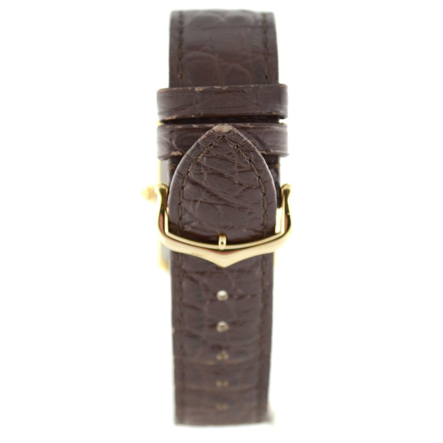 Cartier Tank Solo W5200004 (2013) - Silver dial 35 mm Yellow Gold case (4/6)