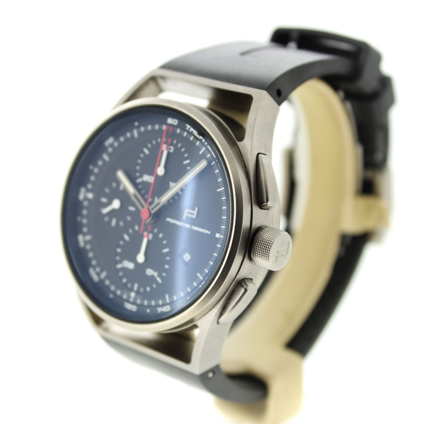 Porsche Design 1919 6020.1.01.003.06.2 (2023) - Zwart wijzerplaat 42mm Titanium (9/11)