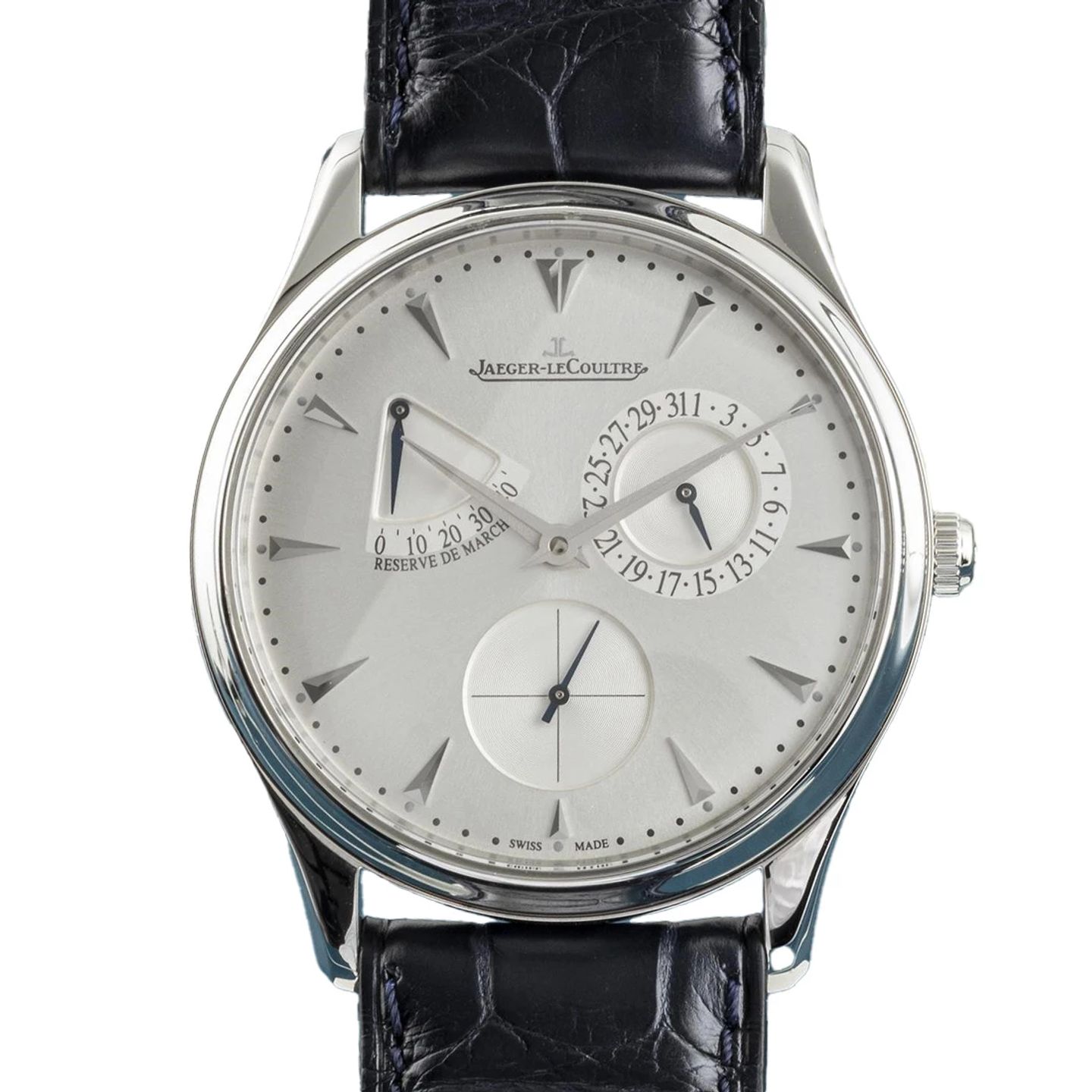 Jaeger-LeCoultre Master Ultra Thin Réserve de Marche Q1378420 (2024) - Zilver wijzerplaat 39mm Staal (2/3)