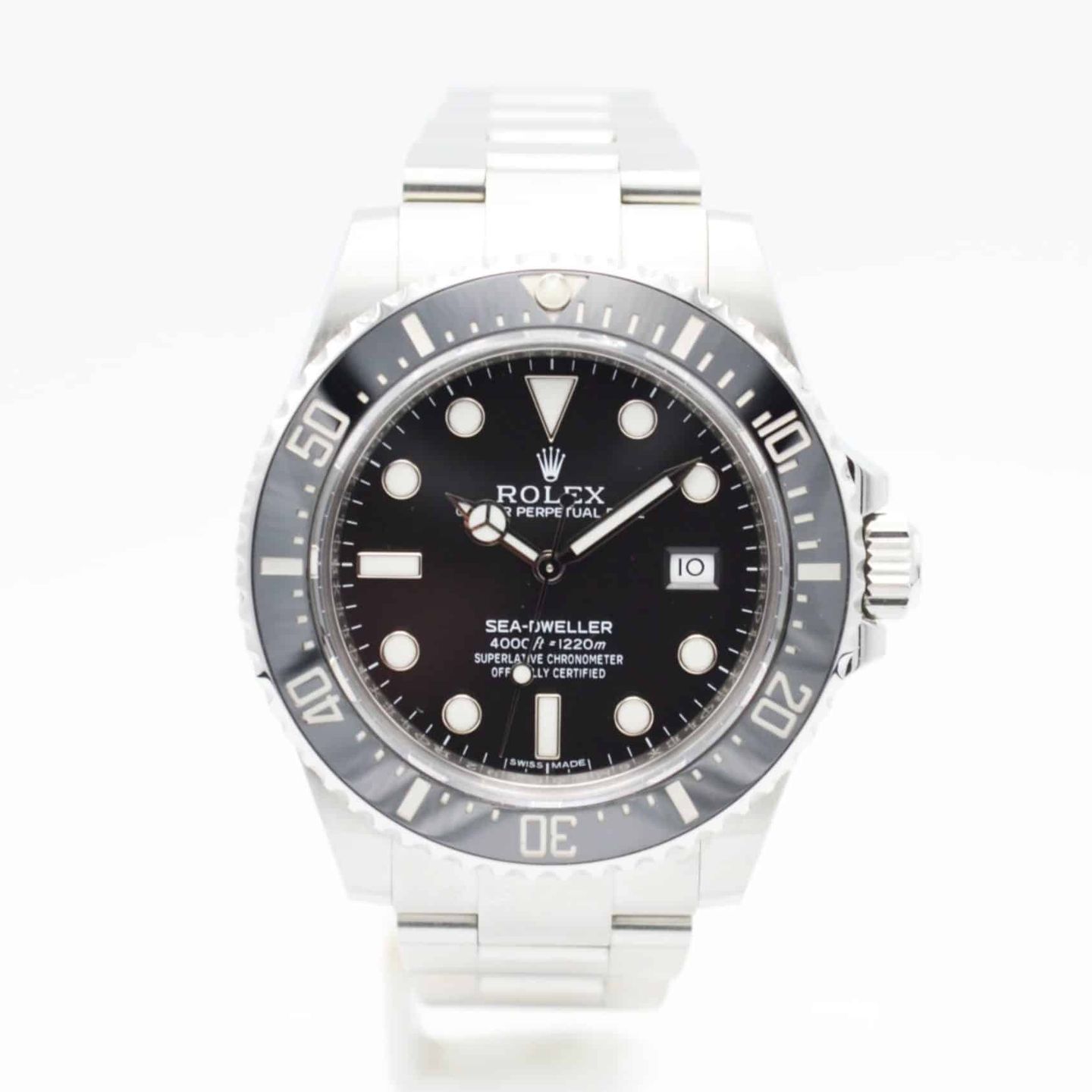 Rolex Sea-Dweller 4000 116600 (2015) - Zwart wijzerplaat 40mm Staal (1/7)