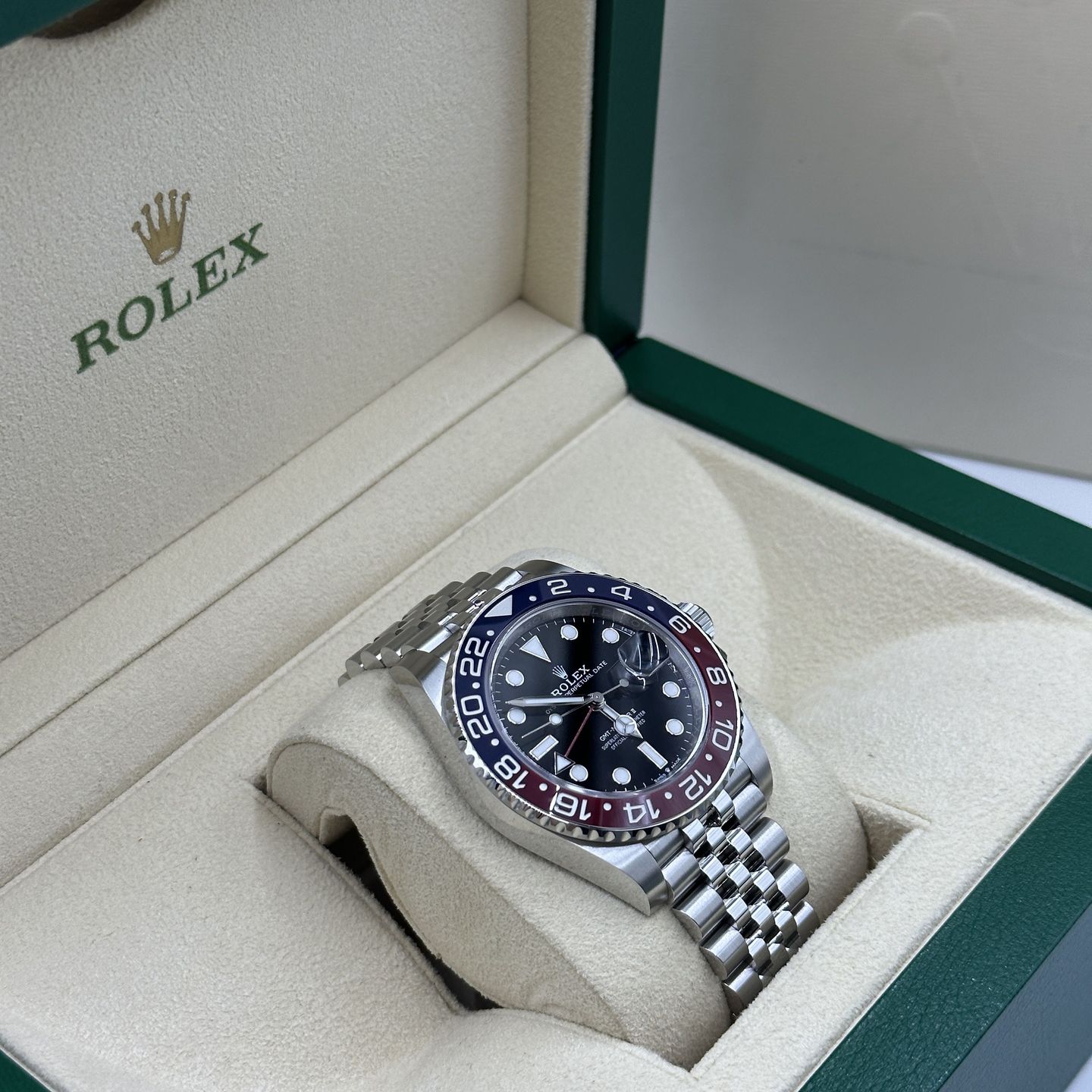 Rolex GMT-Master II 126710BLRO (Onbekend (willekeurig serienummer)) - Zwart wijzerplaat 40mm Staal (3/8)