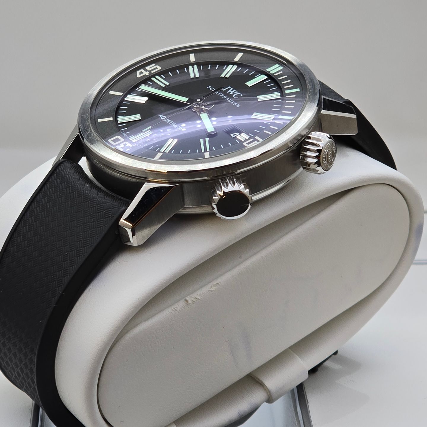 IWC Aquatimer Automatic IW323101 (Unknown (random serial)) - Black dial 44 mm Steel case (3/8)