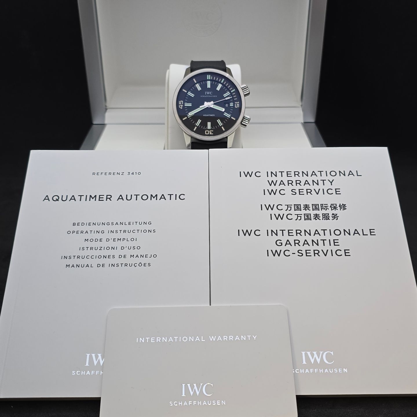 IWC Aquatimer Automatic IW323101 (Unknown (random serial)) - Black dial 44 mm Steel case (8/8)