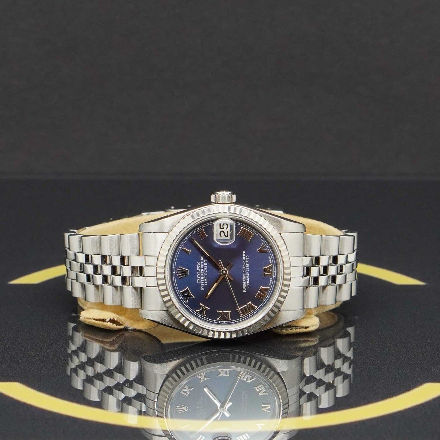 Rolex Datejust 31 68274 (1997) - Blauw wijzerplaat 31mm Staal (4/7)