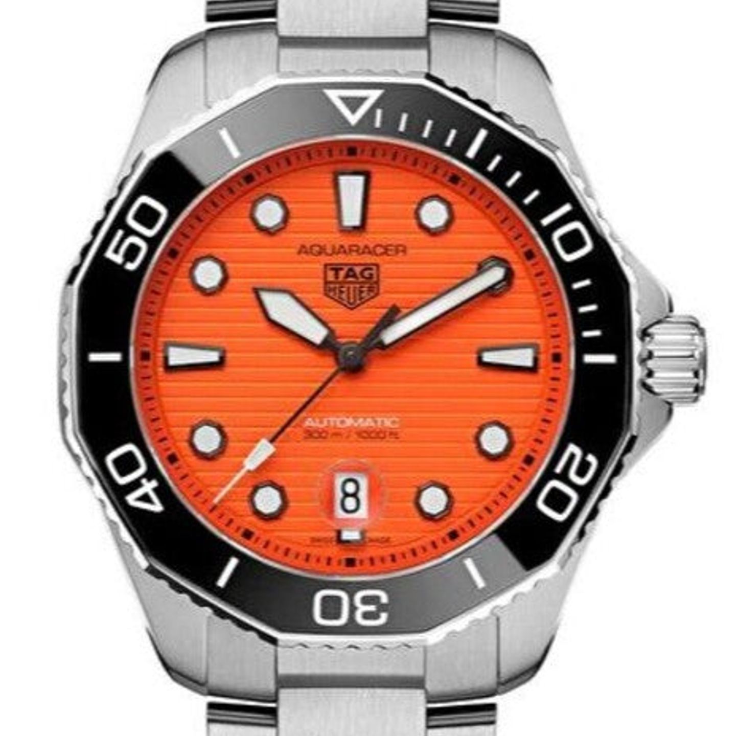 TAG Heuer Aquaracer 300M WBP201F.BA0632 (2025) - Orange dial 43 mm Steel case (1/1)