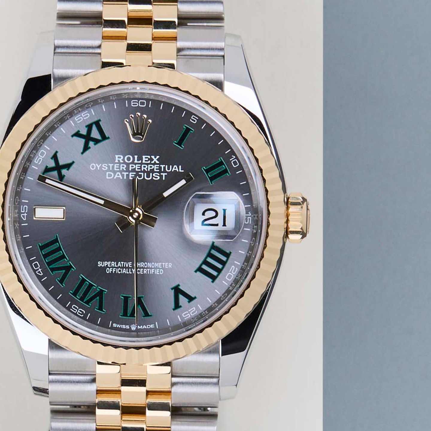 Rolex Datejust 36 126233 (2024) - 36 mm Gold/Steel case (5/8)