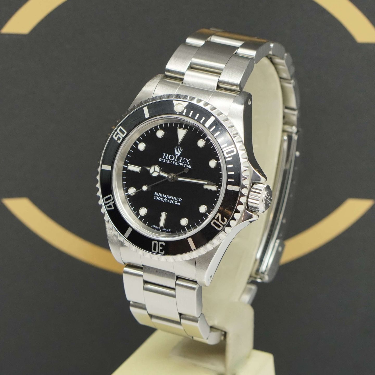 Rolex Submariner No Date 14060 (2000) - Zwart wijzerplaat 40mm Staal (3/7)