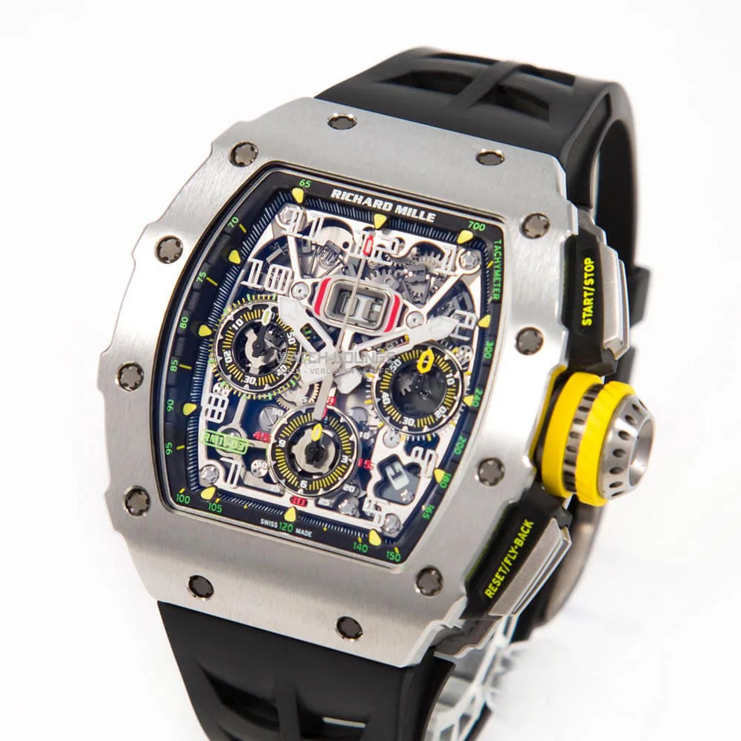 Richard Mille RM 011 RM11-03 Ti (2020) - Transparent dial 51 mm Titanium case (1/8)
