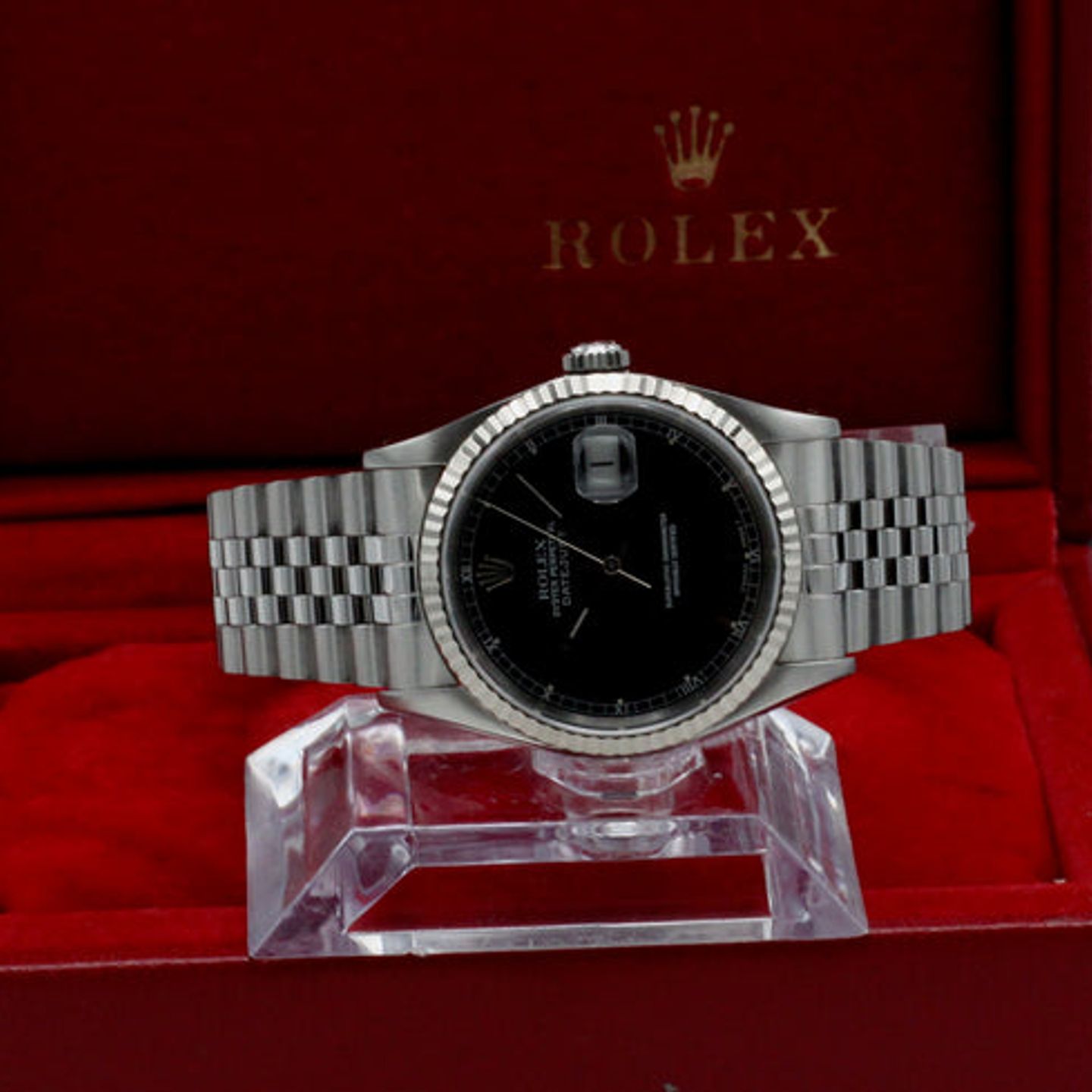 Rolex Datejust 36 16234 (1991) - Zwart wijzerplaat 36mm Staal (3/7)