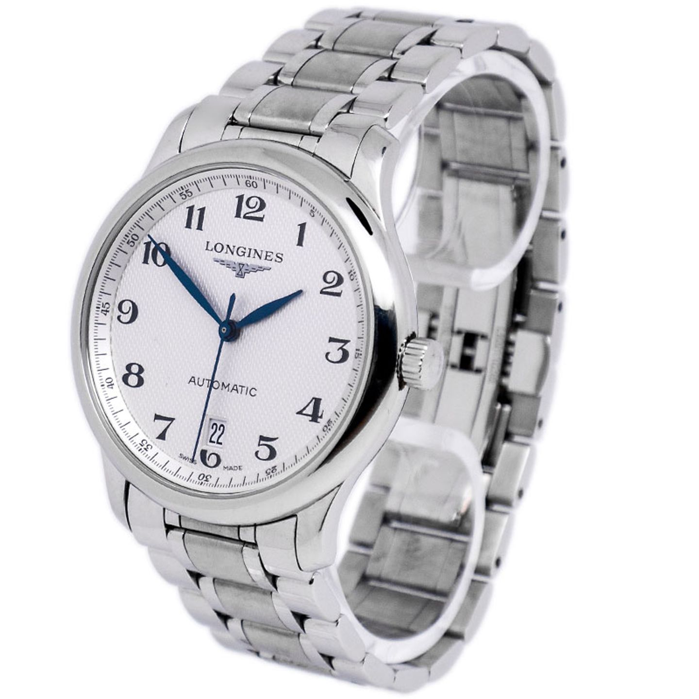 Longines Master Collection L2.628.4.78.6 (2012) - Wit wijzerplaat 39mm Staal (2/7)