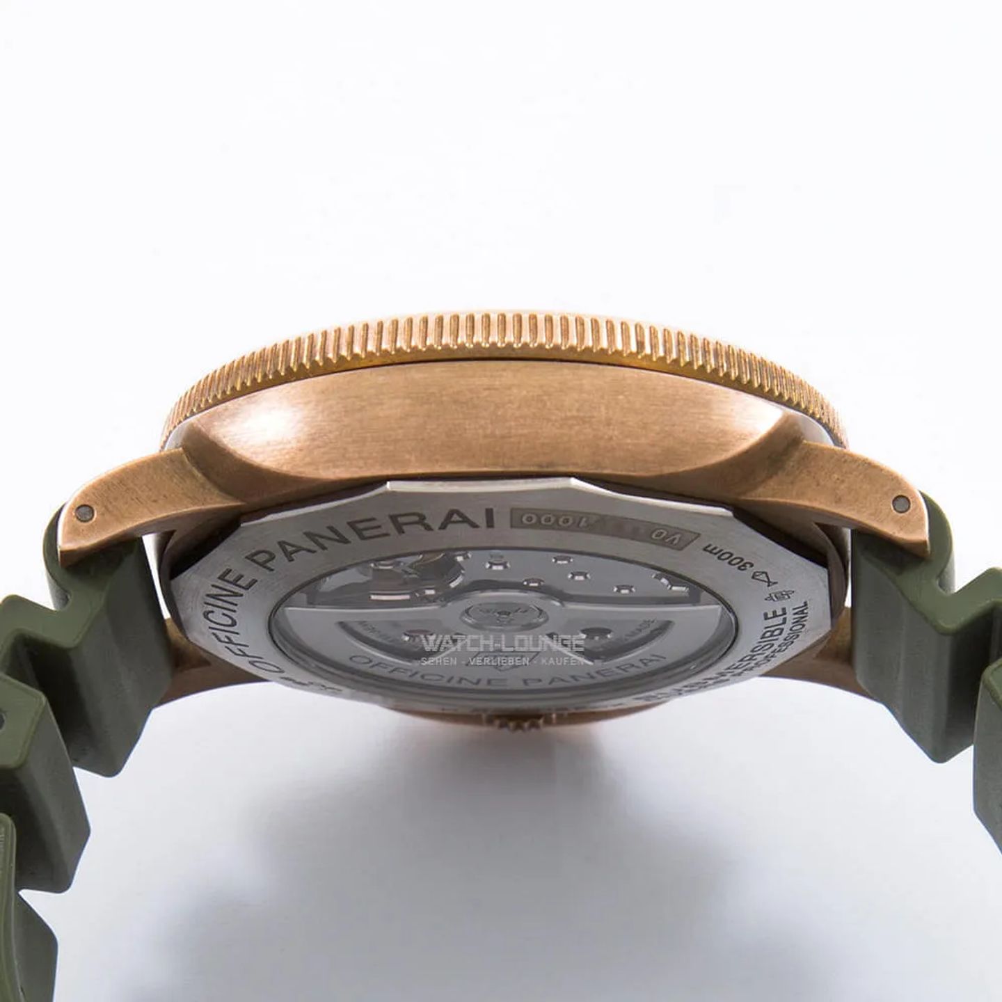 Panerai Luminor Submersible PAM00968 (2019) - Bruin wijzerplaat 47mm Brons (6/8)