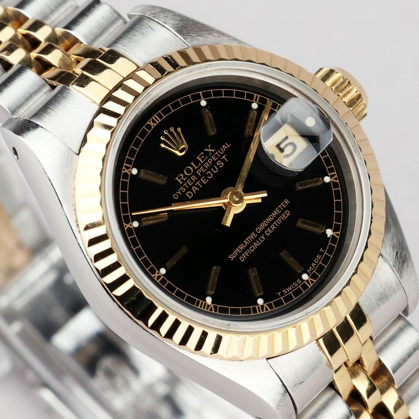 Rolex Lady-Datejust 69173 (1992) - 26 mm Gold/Steel case (3/8)