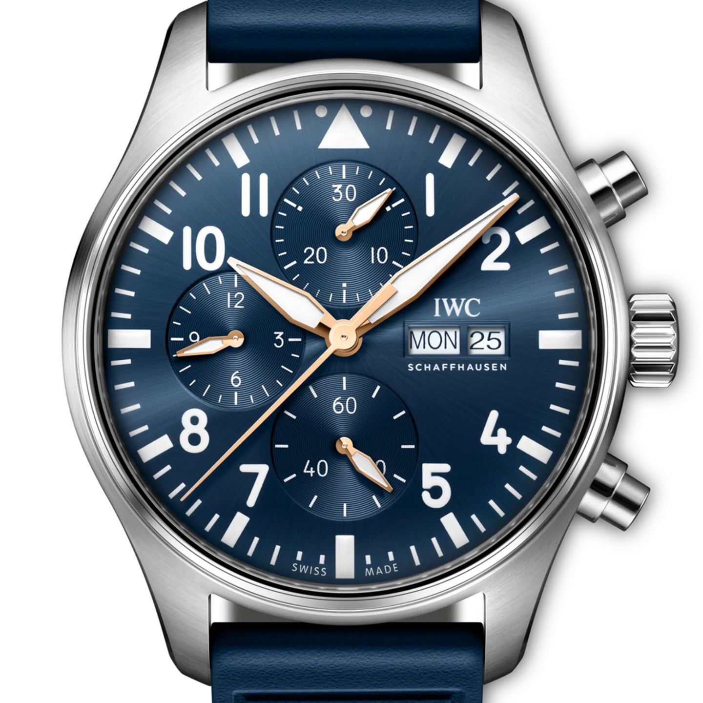 IWC Pilot Chronograph IW378011 (2026) - Blauw wijzerplaat 43mm Staal (1/1)