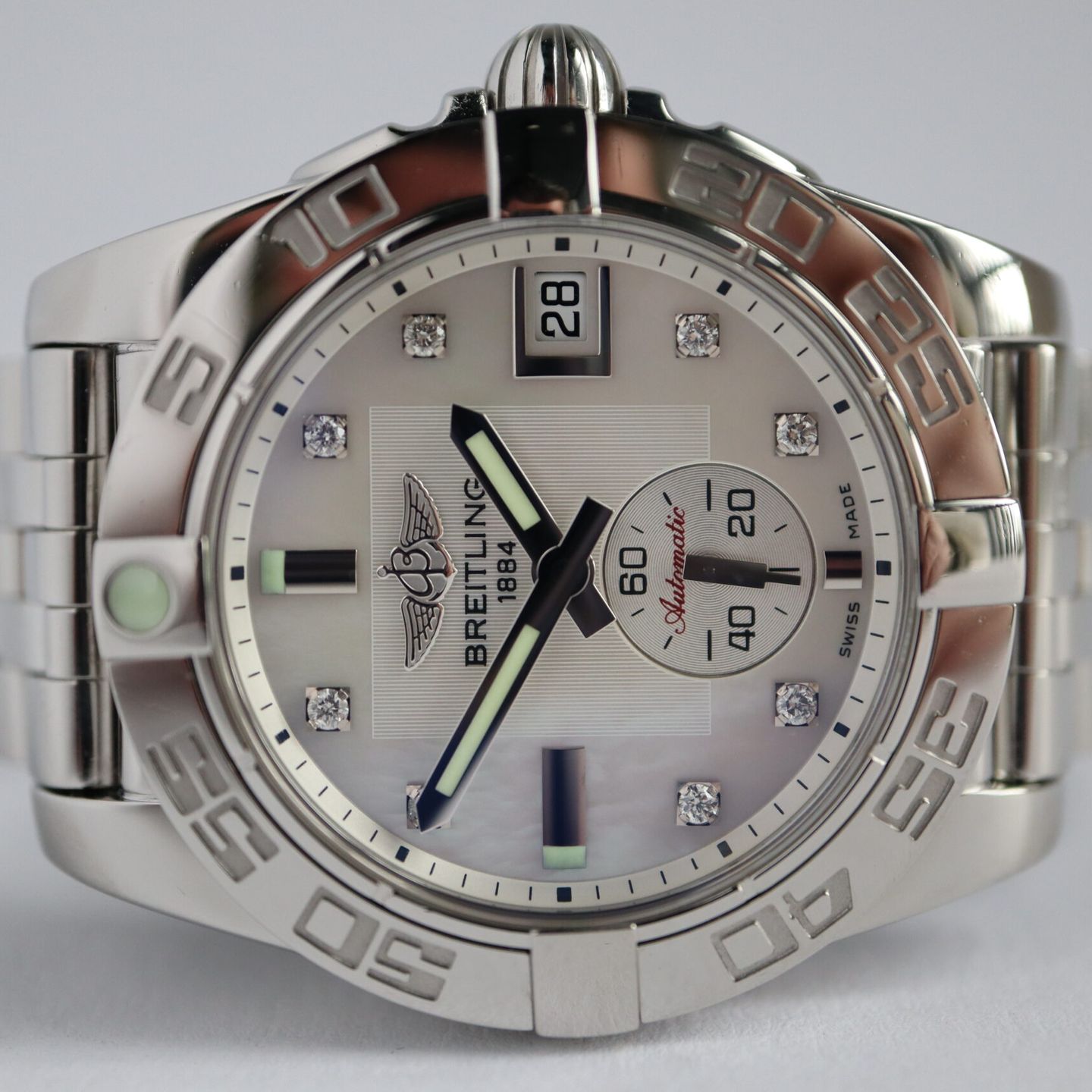 Breitling Galactic 36 A3733012/A717/112Z/A16BA.1 (2015) - White dial 36 mm Steel case (2/8)