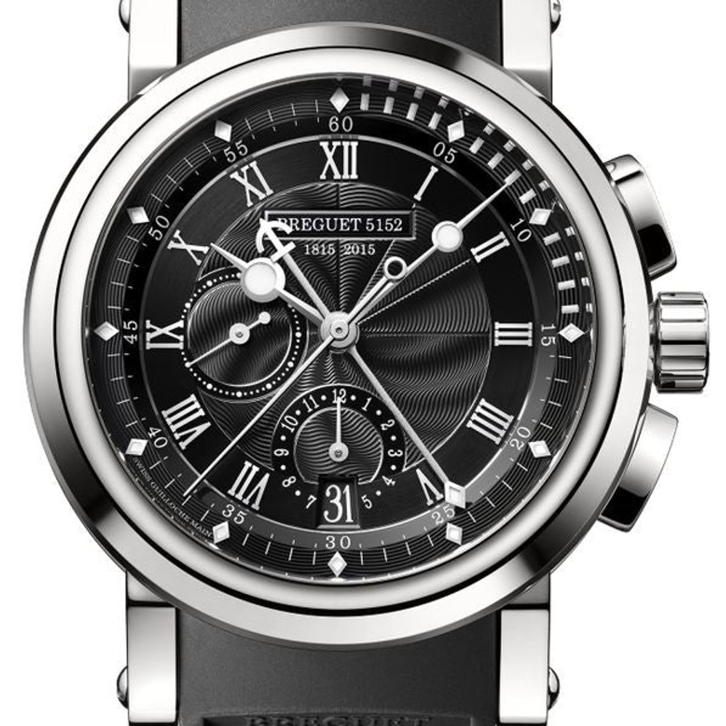 Breguet Marine 5823PT/H2/5ZU (2026) - Black dial 42 mm Platinum case (1/1)