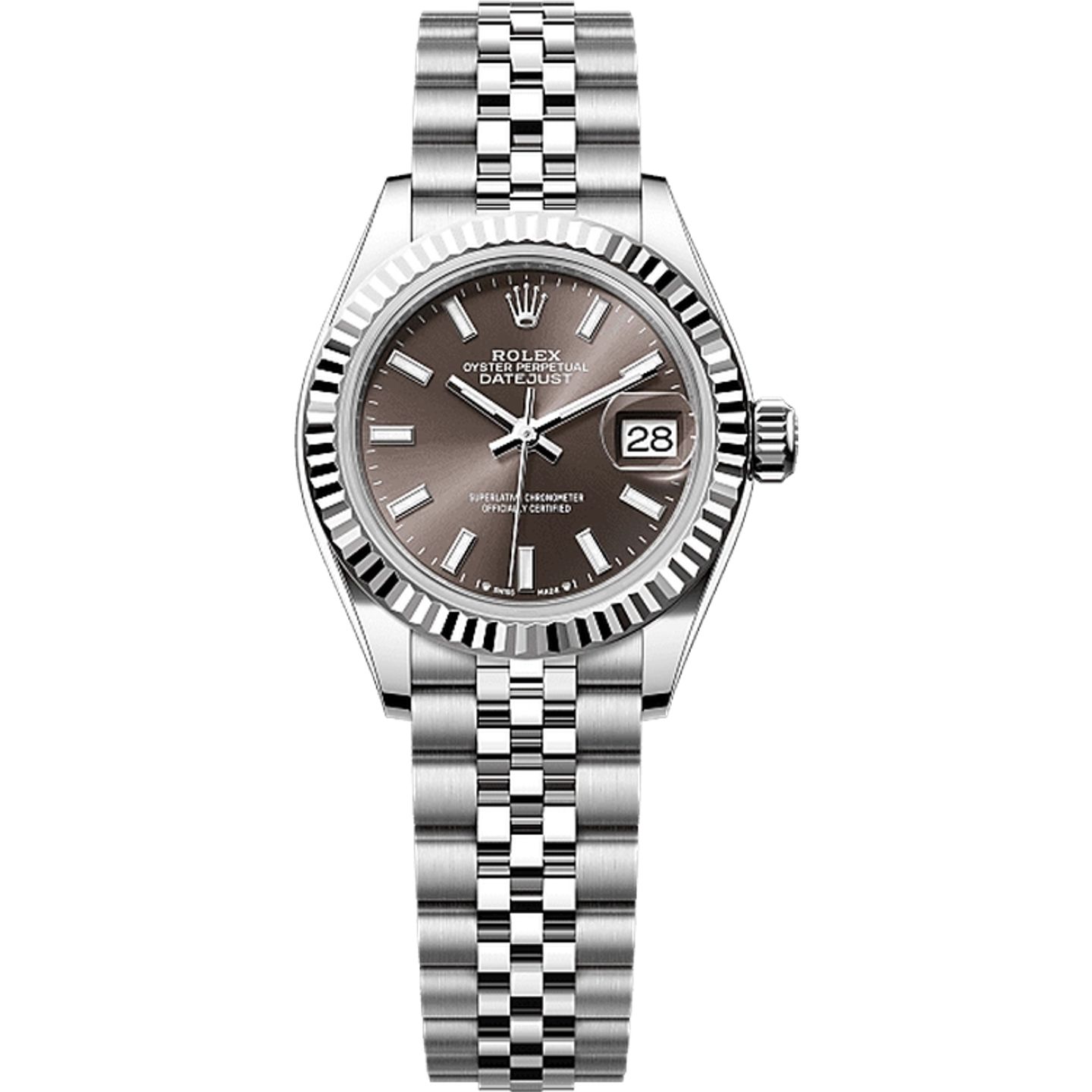 Rolex Lady-Datejust 279174 (2025) - Grey dial 28 mm Steel case (1/1)