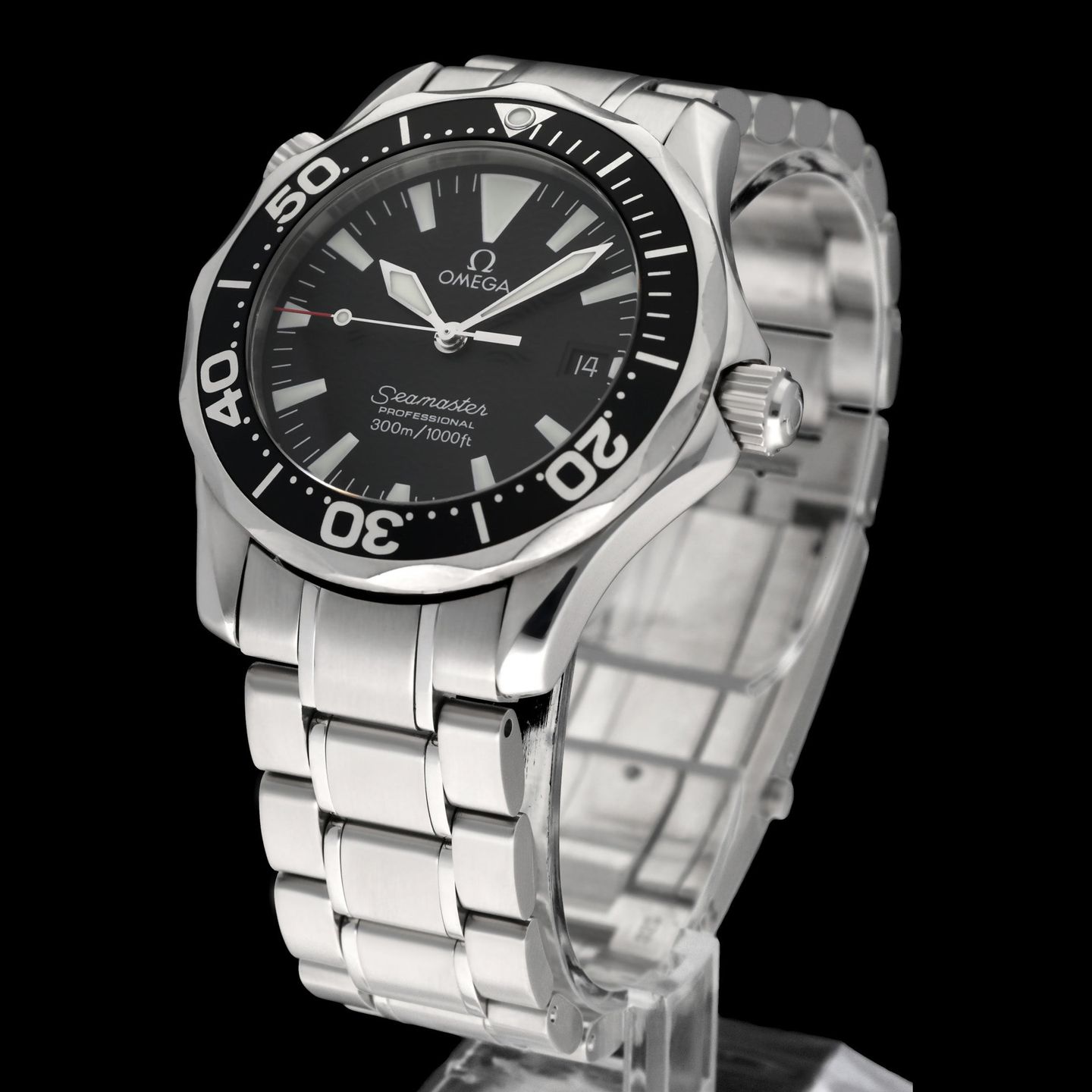 Omega Seamaster Diver 300 M 2262.50.00 (1998) - Black dial 36 mm Steel case (2/8)