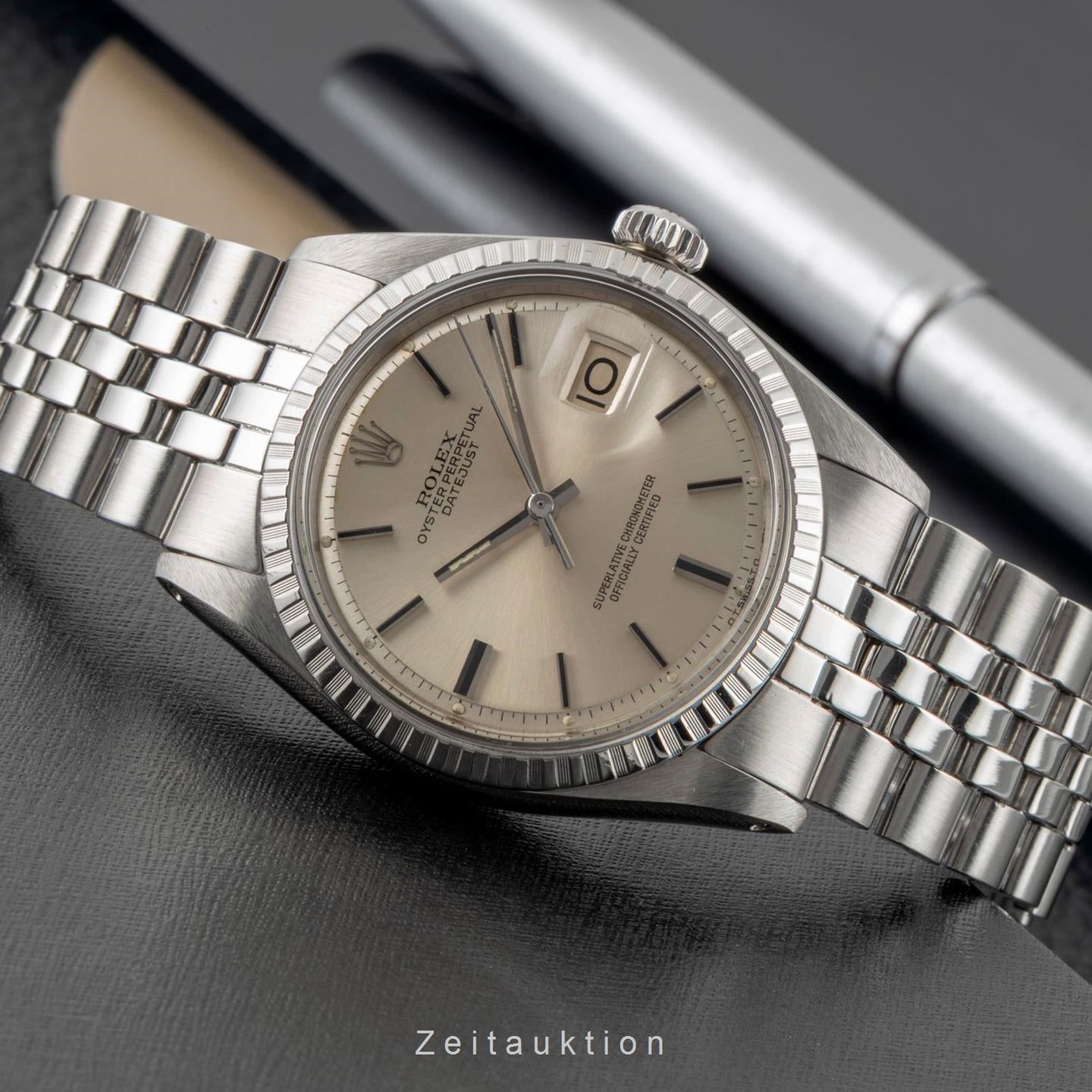 Rolex Datejust 1603 (1973) - Silver dial 36 mm Steel case (2/8)