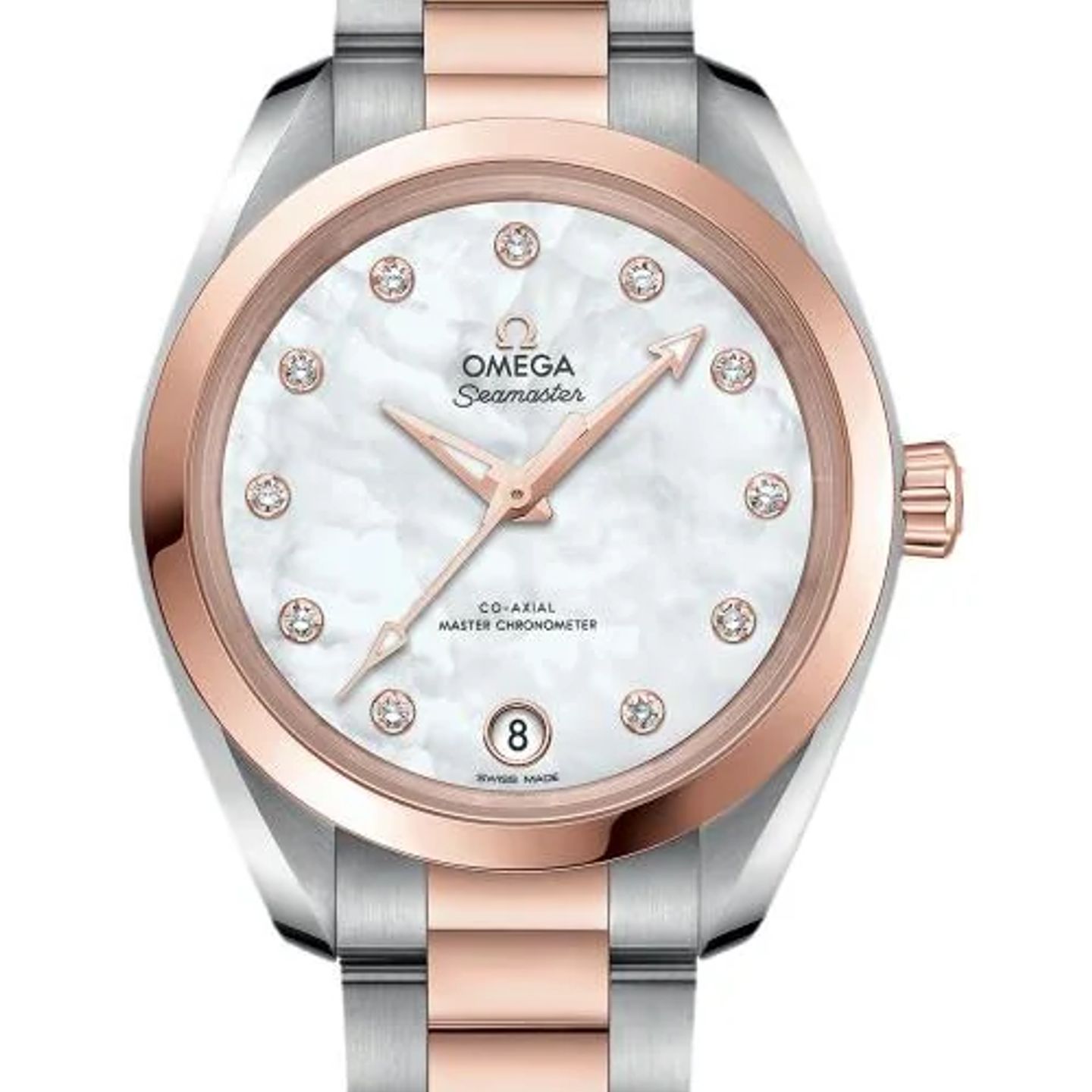 Omega Seamaster Aqua Terra 220.20.34.20.55.001 (2026) - Parelmoer wijzerplaat 34mm Staal (1/1)