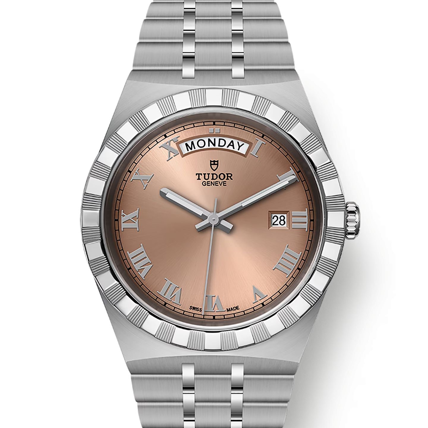 Tudor Royal 28600-0009 (2023) - Roze wijzerplaat 41mm Staal (1/8)