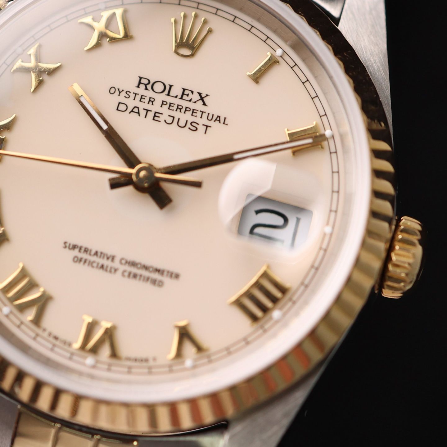 Rolex Datejust 36 16233 (1988) - 36 mm Gold/Steel case (5/5)