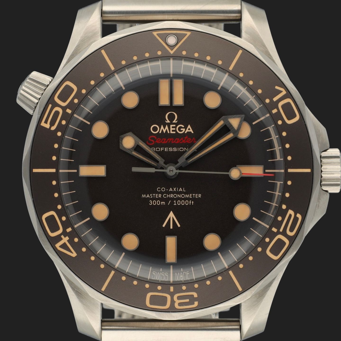 Omega Seamaster Diver 300 M 210.90.42.20.01.001 (2023) - Brown dial 42 mm Titanium case (3/8)