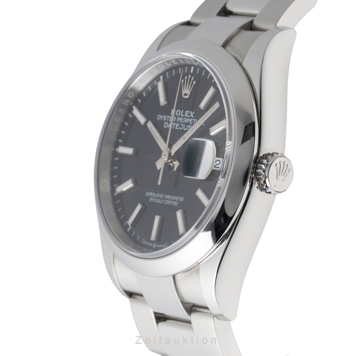 Rolex Datejust 36 126200 (Unknown (random serial)) - Black dial 36 mm Steel case (5/8)