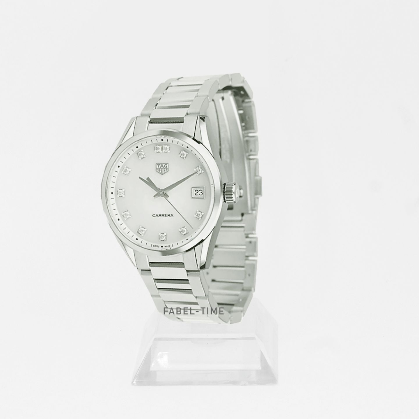 TAG Heuer Carrera Lady WBK1318.BA0652 (2024) - Pearl dial 36 mm Steel case (1/1)