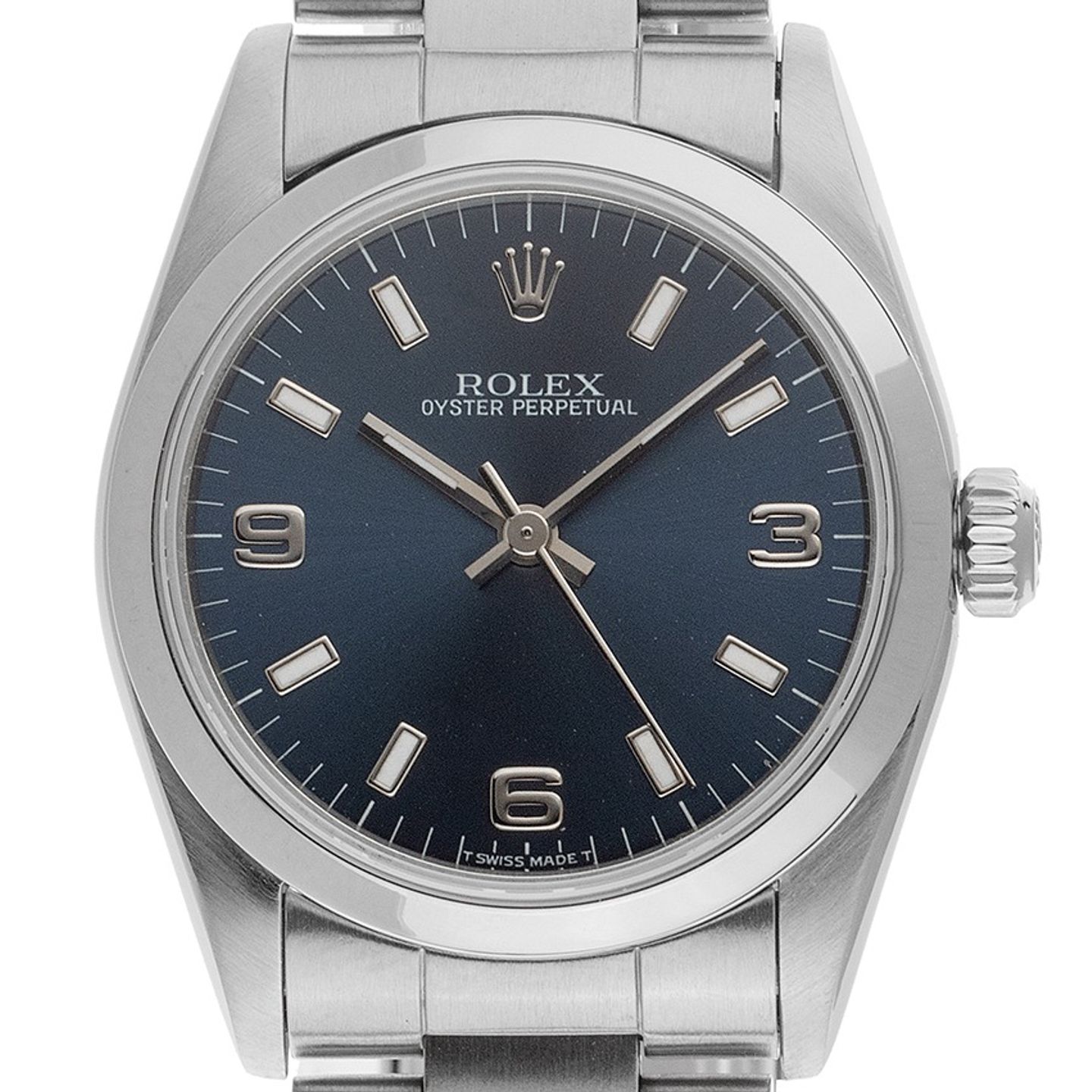 Rolex Oyster Perpetual 31 67480 (1998) - Blauw wijzerplaat 31mm Staal (1/8)