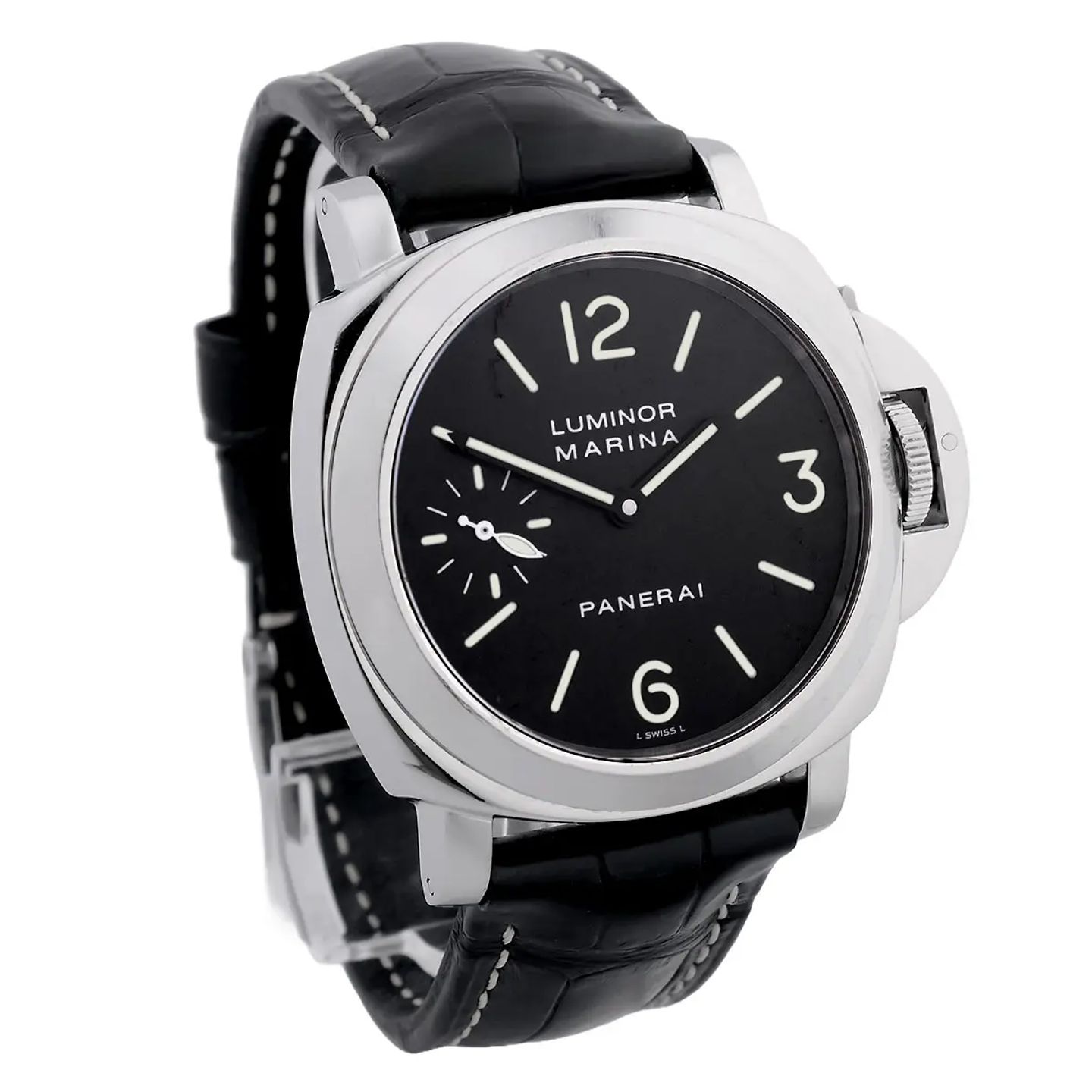 Panerai Luminor Marina PAM00001 (1999) - Black dial 44 mm Steel case (5/8)