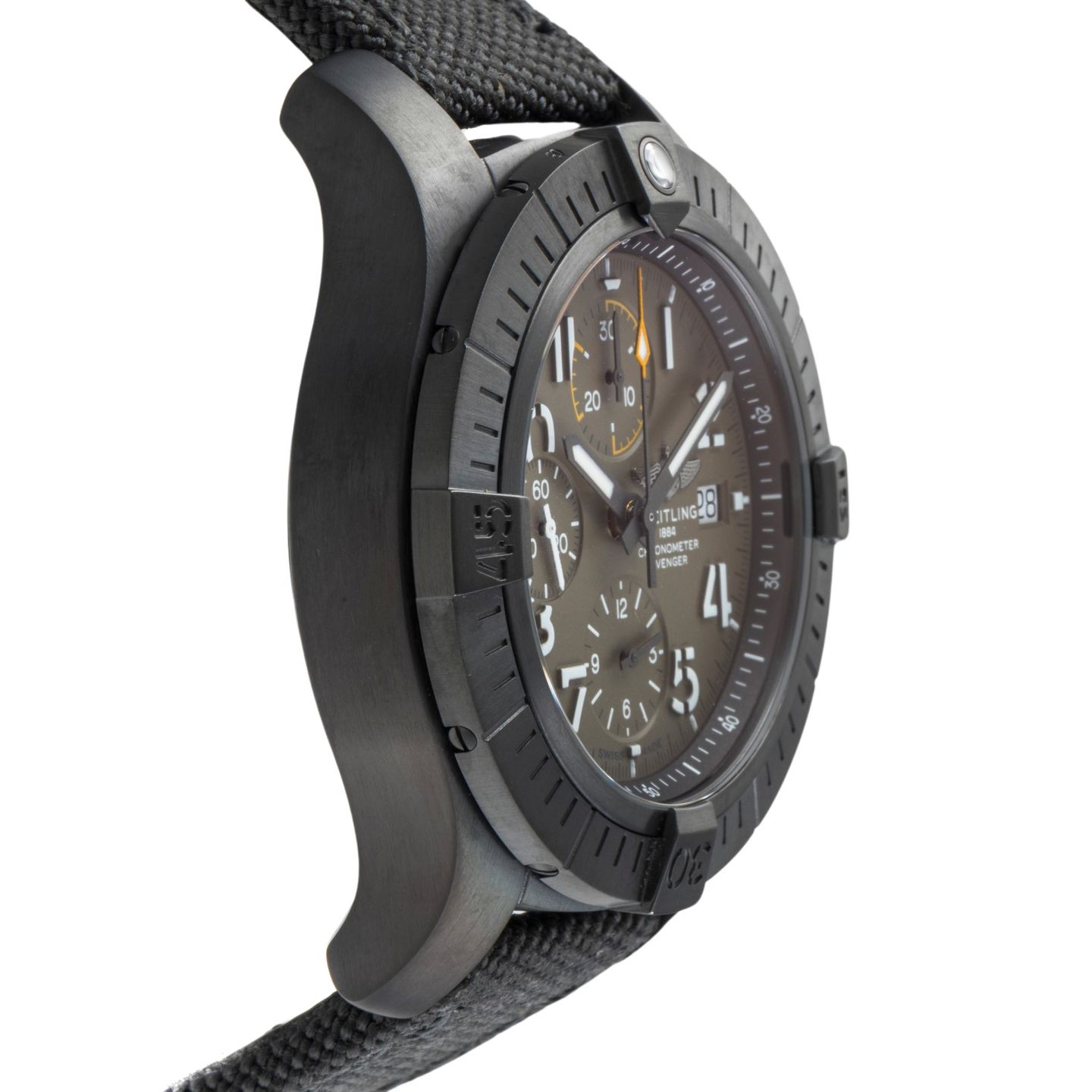 Breitling Avenger V13317101L1X1 (Onbekend (willekeurig serienummer)) - Groen wijzerplaat 45mm Titanium (7/8)