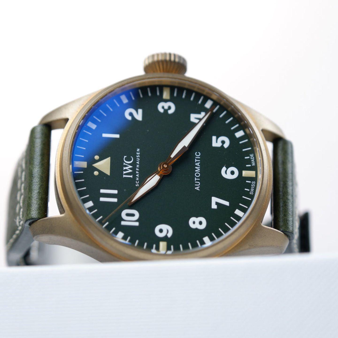 IWC Big Pilot IW329702 (2025) - Groen wijzerplaat 43mm Brons (1/2)