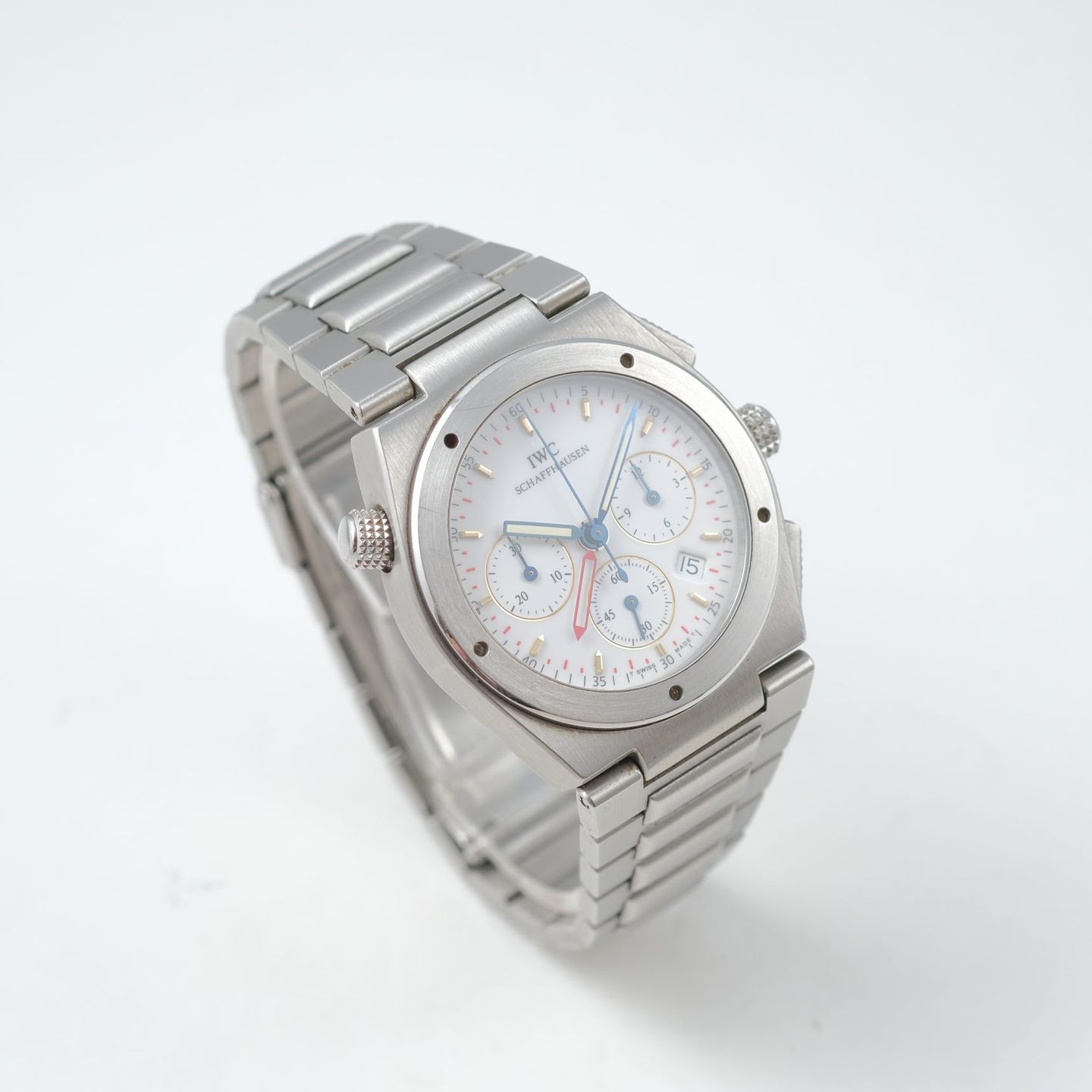 IWC Ingenieur Chronograph IW3815 (1995) - White dial 34 mm Steel case (4/4)