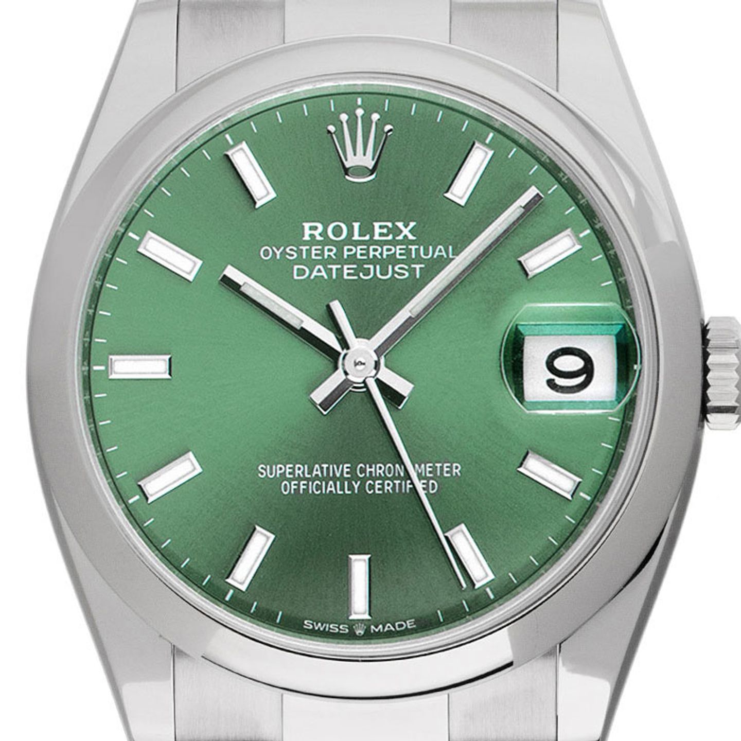 Rolex Datejust 36 126200 (2023) - Green dial 36 mm Steel case (1/7)