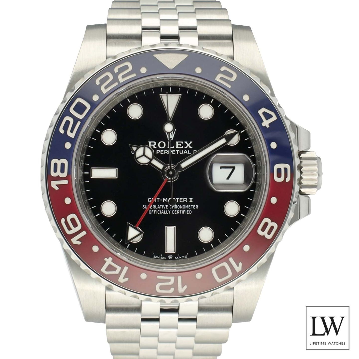 Rolex GMT-Master II 126710BLRO (2021) - Zwart wijzerplaat 40mm Staal (2/8)