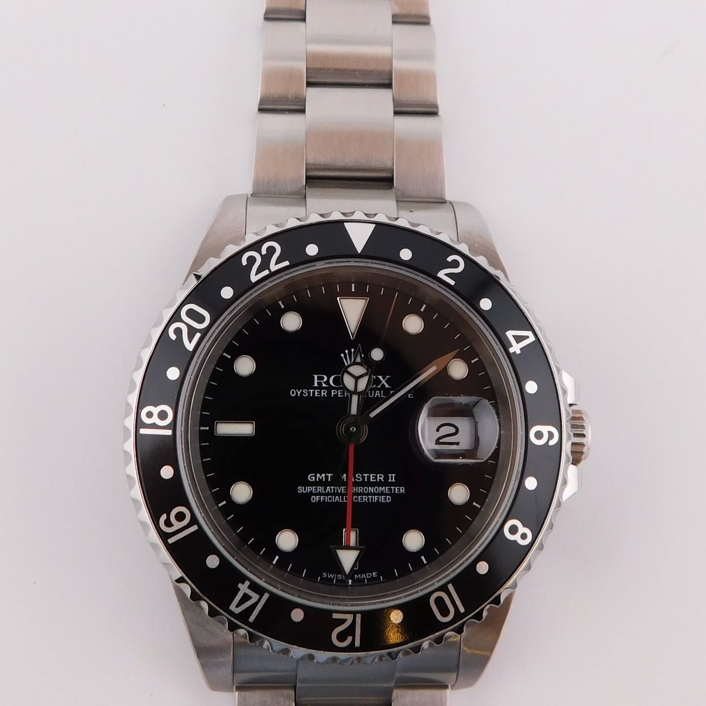 Rolex GMT-Master II 16710 (2004) - Zwart wijzerplaat 40mm Staal (2/5)