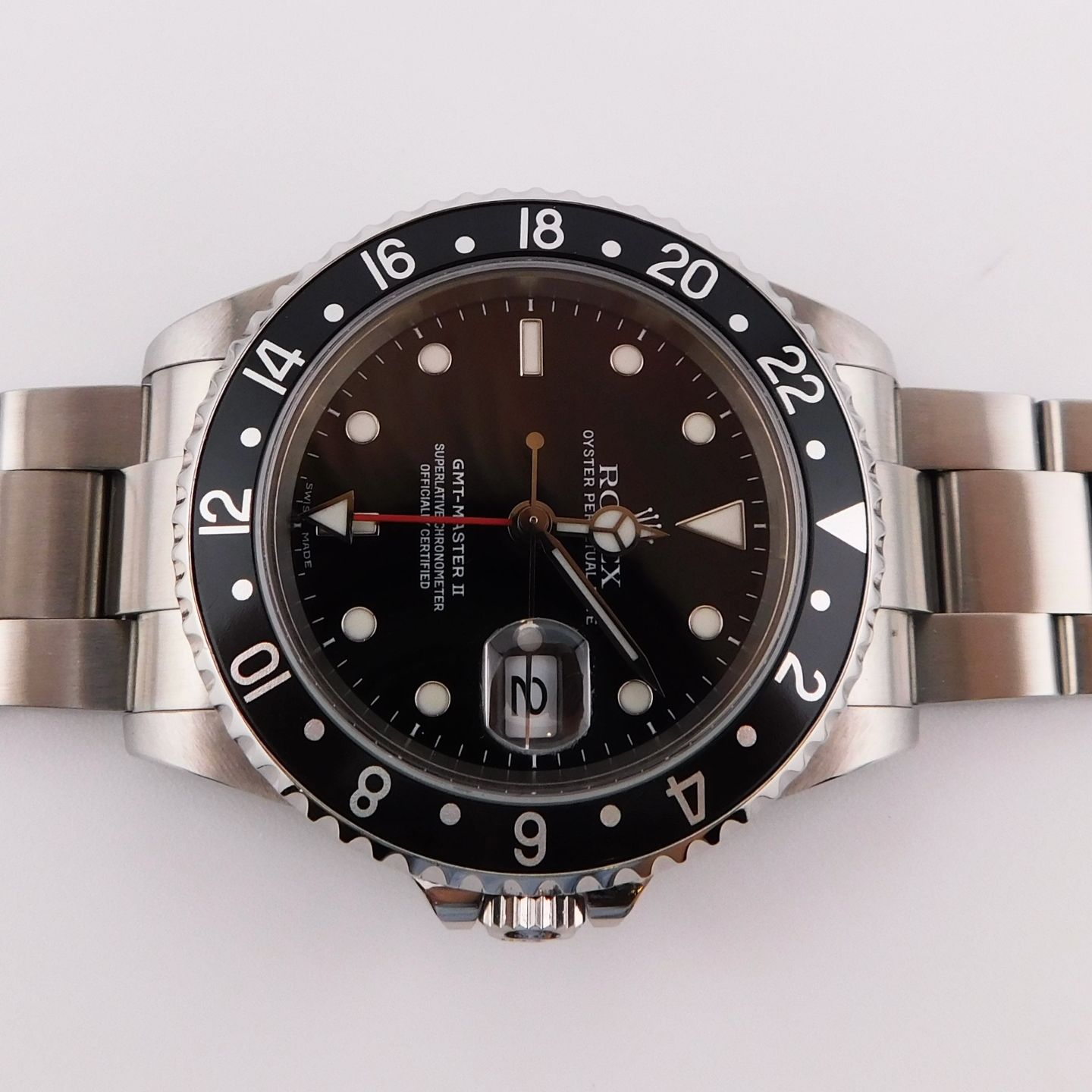 Rolex GMT-Master II 16710 (2004) - Zwart wijzerplaat 40mm Staal (3/5)