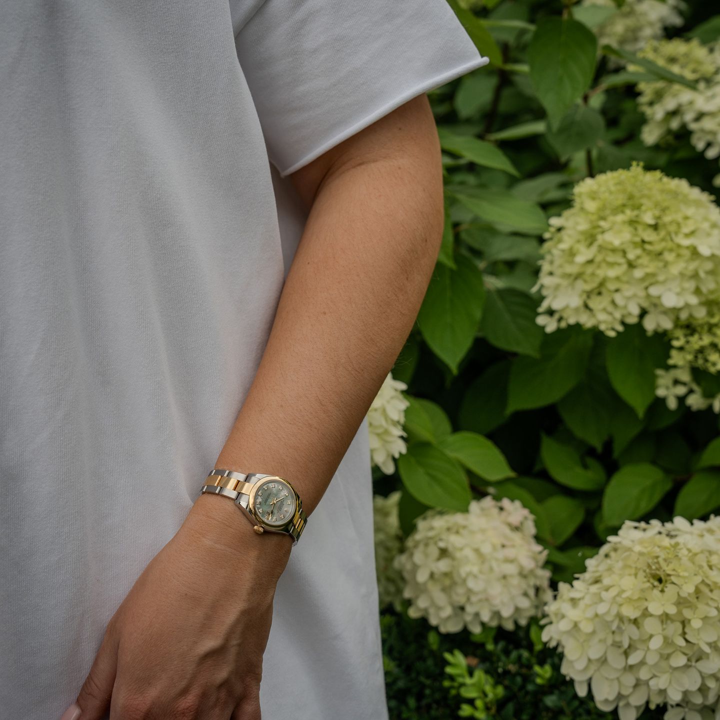 Rolex Lady-Datejust 279163 (2018) - Parelmoer wijzerplaat 28mm Goud/Staal (4/6)