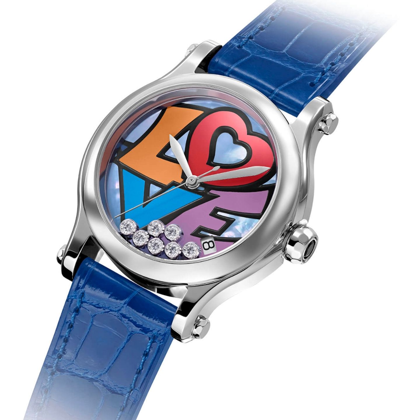 Chopard Happy Sport 278559-3020 (2023) - Blauw wijzerplaat Onbekend Staal (1/1)