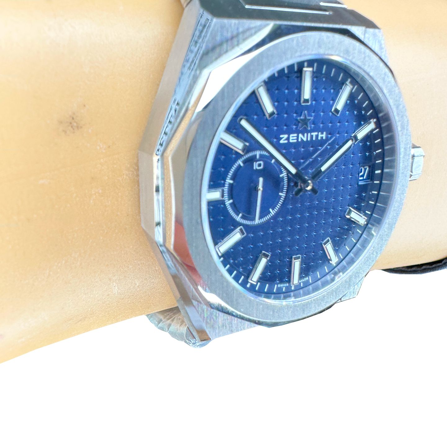 Zenith Defy Skyline 03.9300.3620/51.I001 (2022) - Blauw wijzerplaat 41mm Staal (6/8)