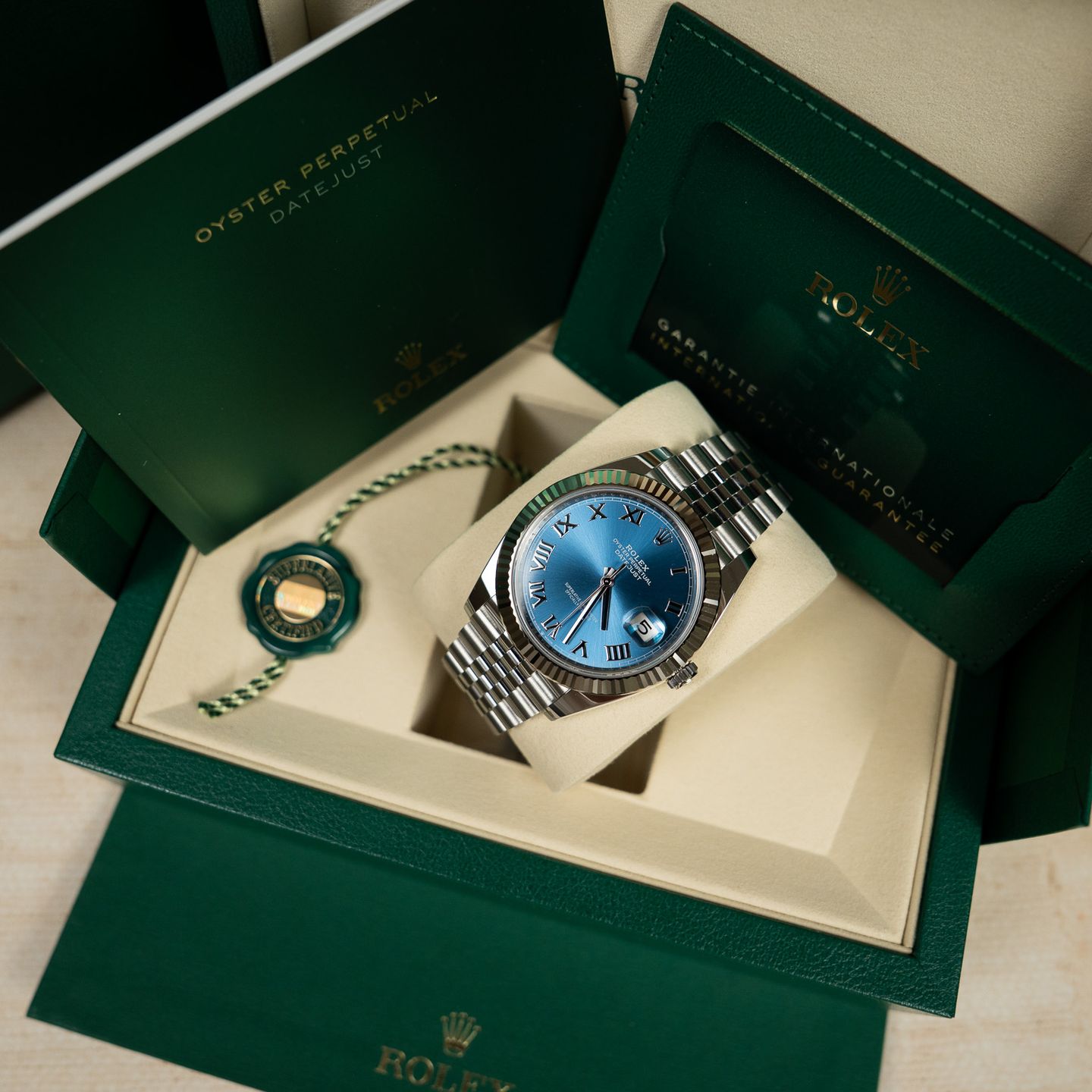 Rolex Datejust 41 126334 (2026) - Blue dial 41 mm Steel case (1/8)