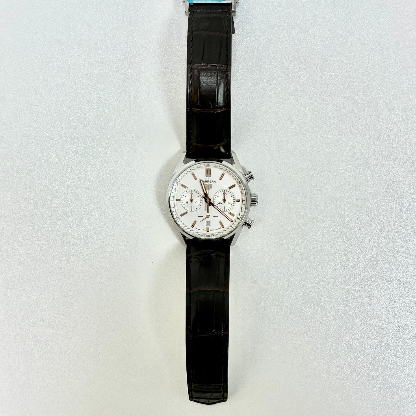 TAG Heuer Carrera CBN2013.FC6483 (2023) - White dial 42 mm Steel case (2/6)