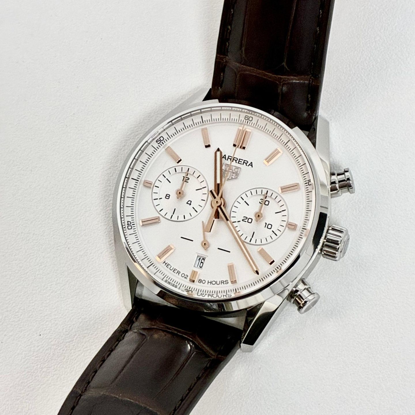 TAG Heuer Carrera CBN2013.FC6483 (2023) - White dial 42 mm Steel case (1/6)