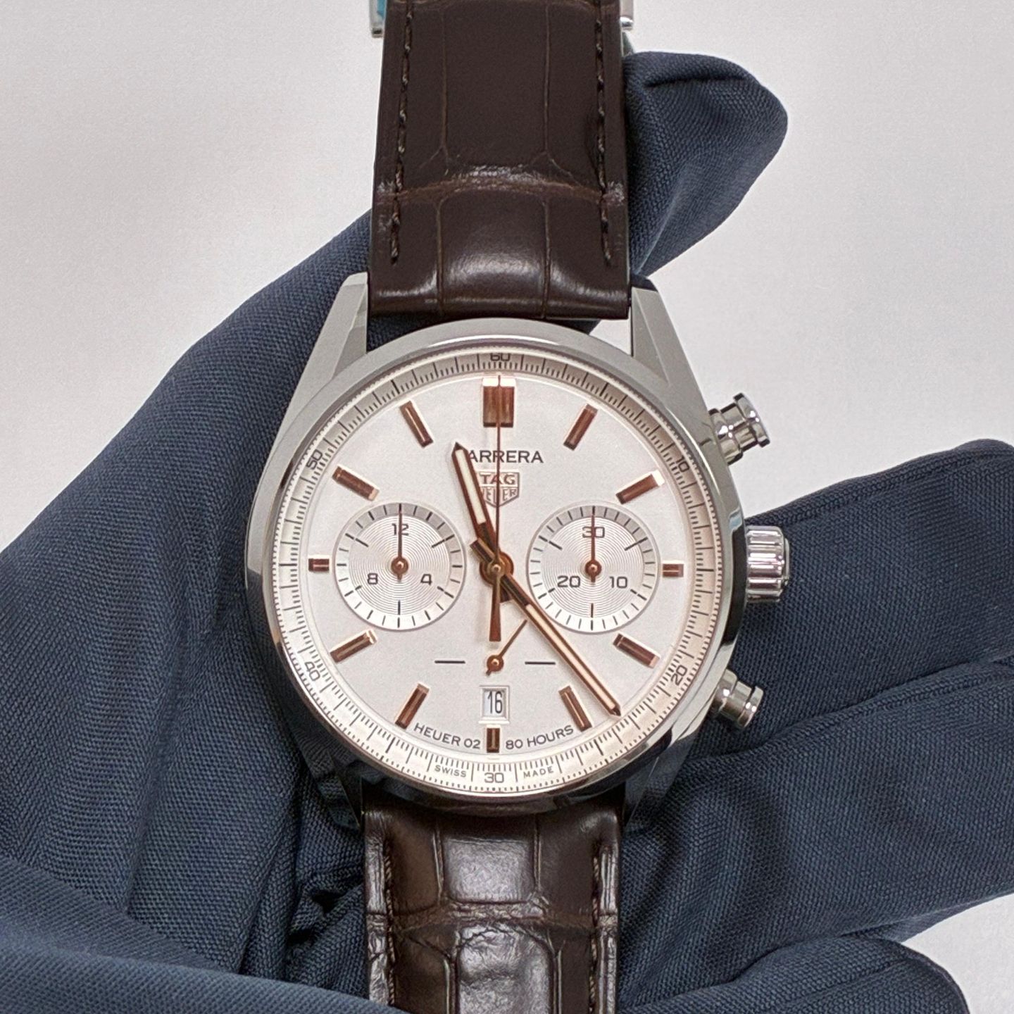 TAG Heuer Carrera CBN2013.FC6483 (2023) - White dial 42 mm Steel case (3/6)