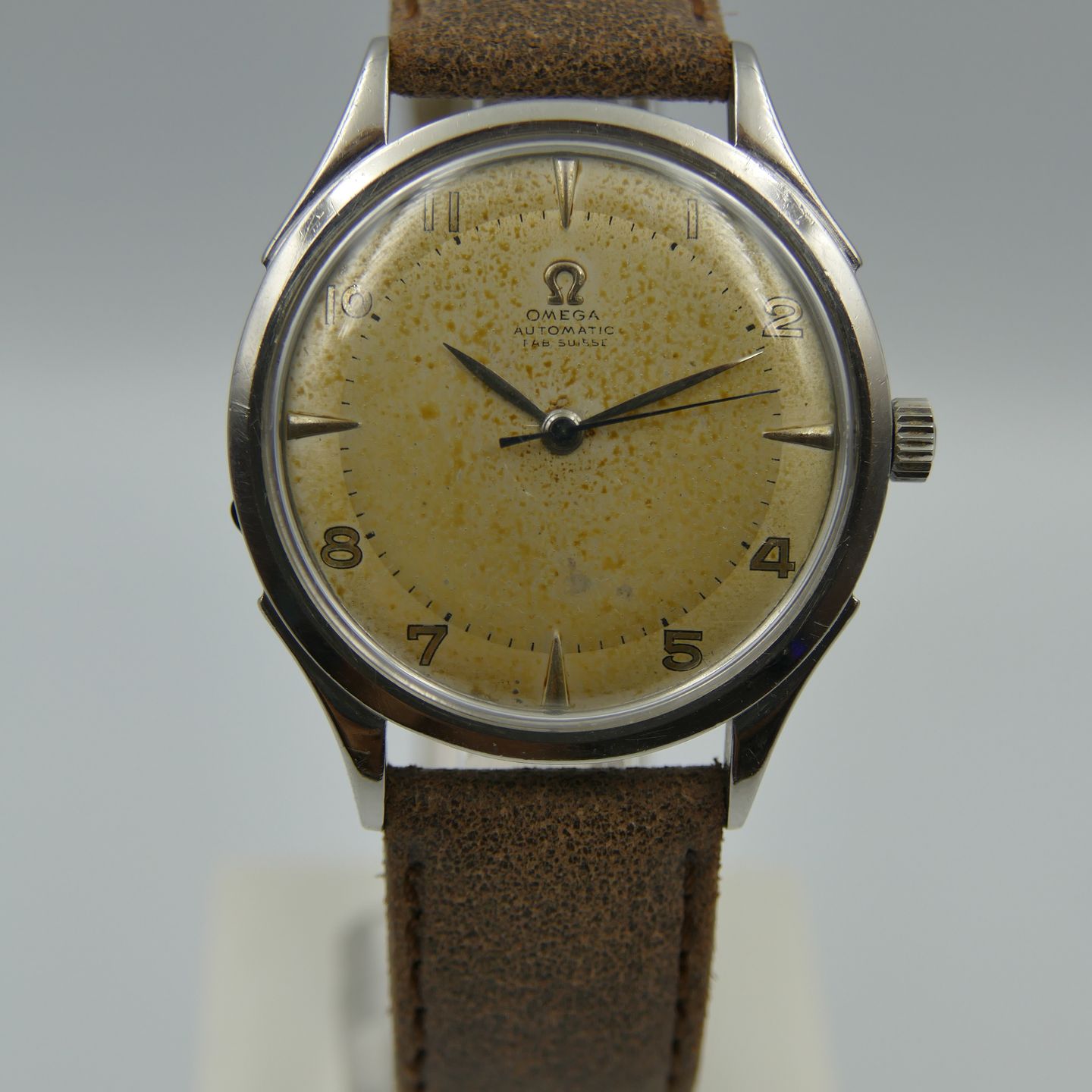 Omega Vintage ref 2480 -1 bumper automatic cal. 28.10RA serviced vintage 40's - (2/8)