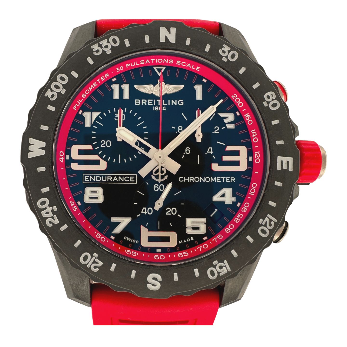 Breitling Endurance Pro X82310D91B1S1 (2023) - Zwart wijzerplaat 44mm Plastic (1/8)