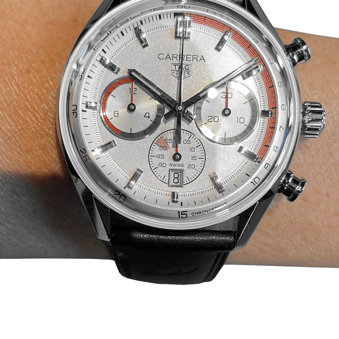 TAG Heuer Carrera Cbs2011.fc6529 (2024) - Wit wijzerplaat 42mm Staal (3/4)