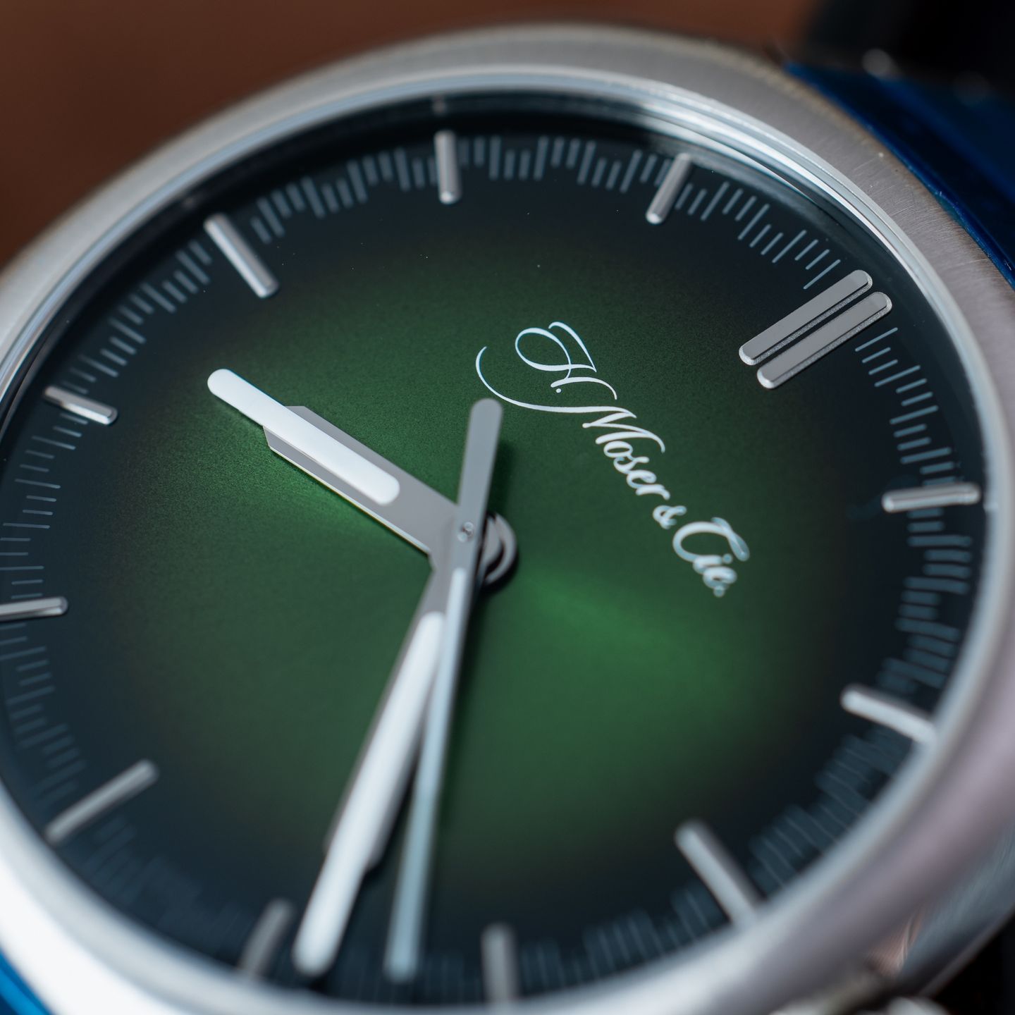 H. Moser & Cie. Unknown 6200-1200 (2022) - Zwart wijzerplaat 40mm Staal (5/8)