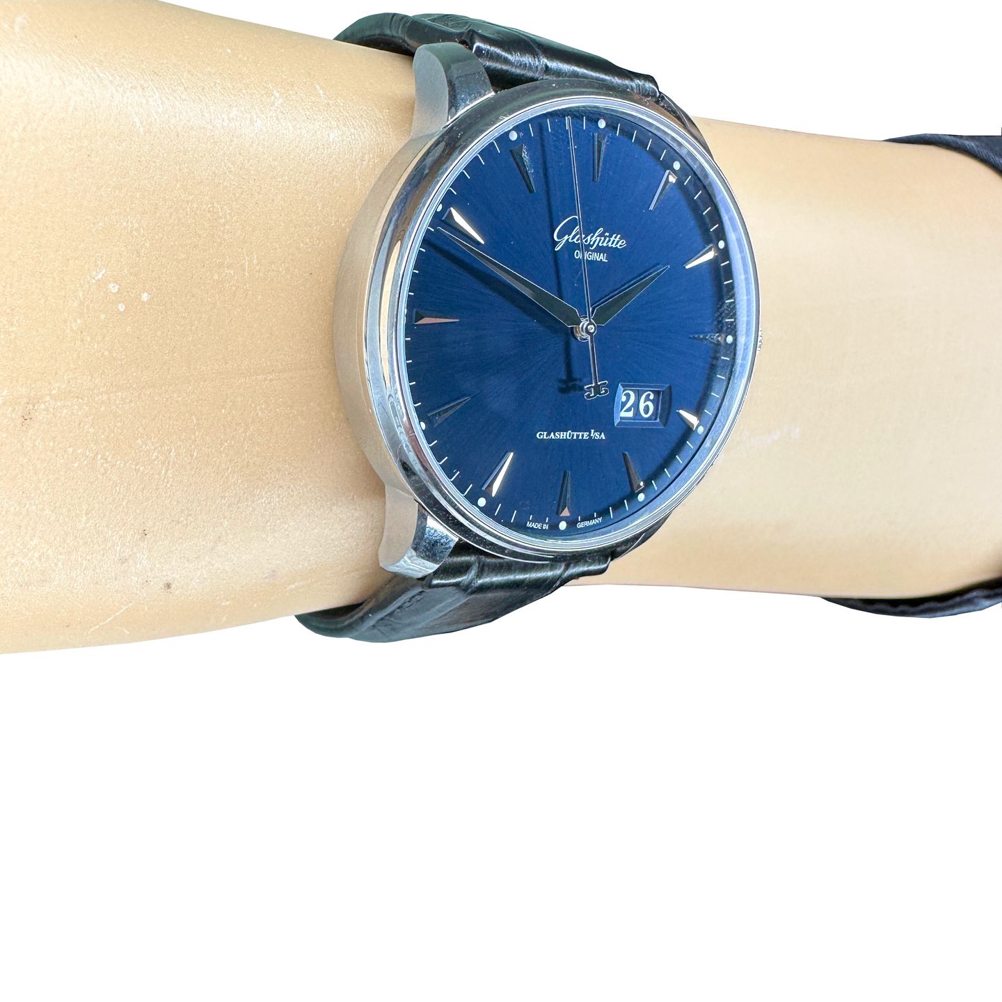 Glashütte Original Senator Excellence 1-36-03-04-02-30 (2023) - Blue dial 42 mm Steel case (6/8)