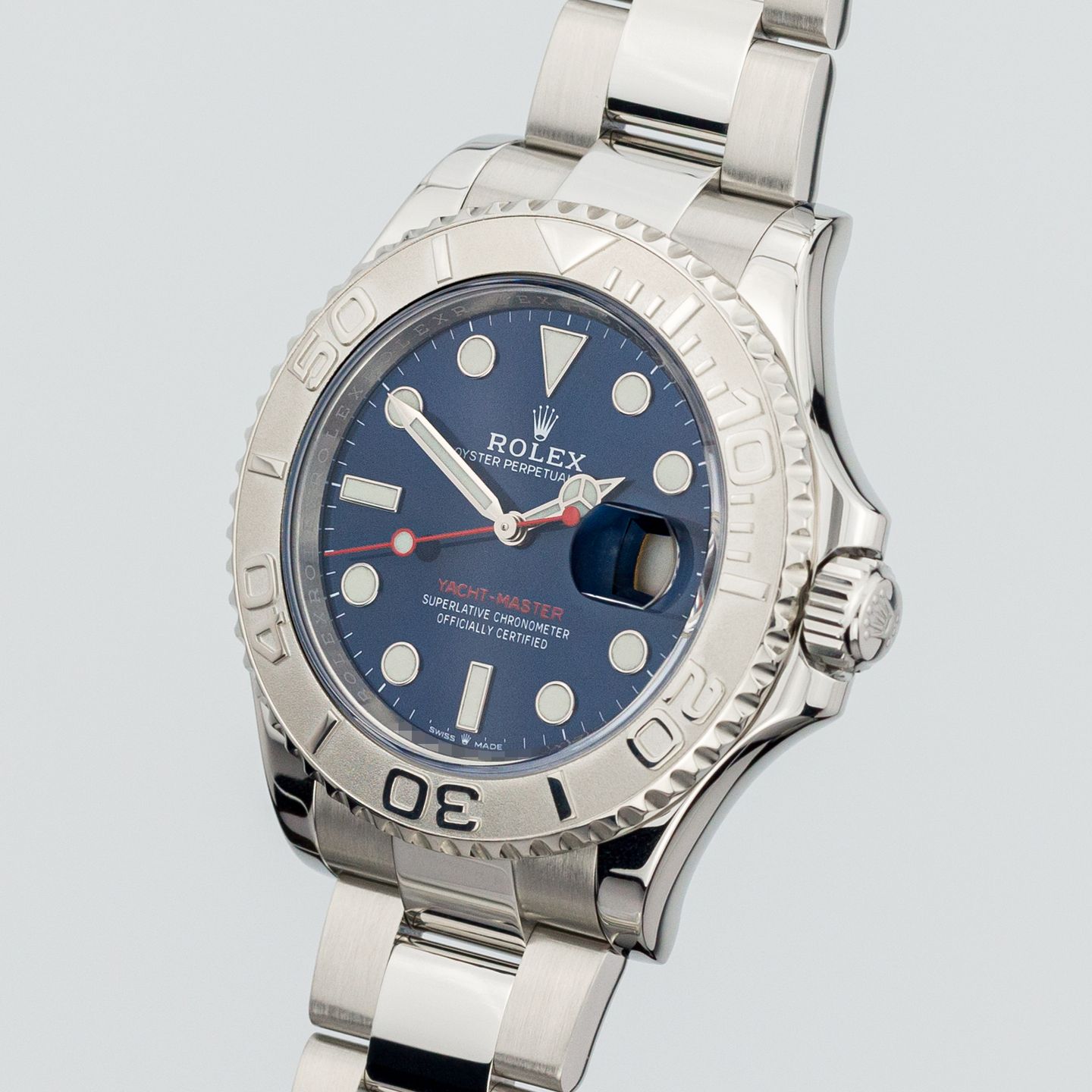 Rolex Yacht-Master 40 126622 (Onbekend (willekeurig serienummer)) - Blauw wijzerplaat 40mm Staal (3/8)